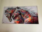 Schilderij paarden, Antiek en Kunst, Ophalen