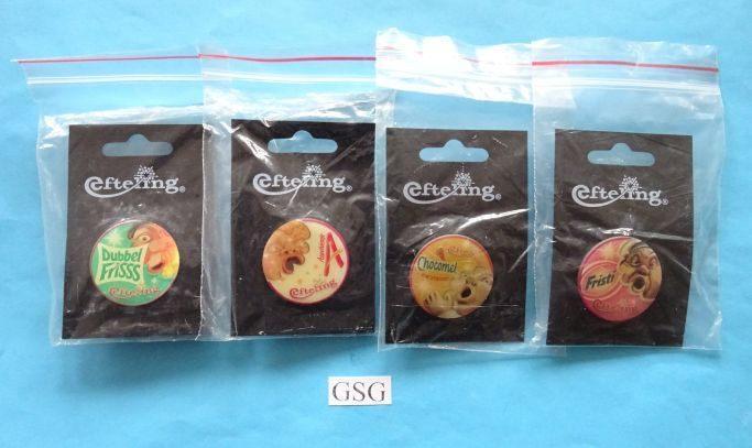 Holle Bolle Gijs actie C1000 nr. EPP50392-01 t/m EPP50395-01, Verzamelen, Efteling, Nieuw, Button of Speldje, Ophalen