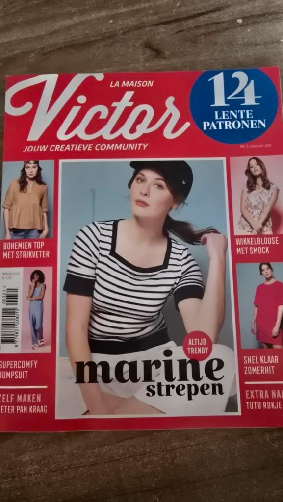 Victor La Maison Naaipatronen - Lente 2021, Hobby en Vrije tijd, Kledingpatronen, Zo goed als nieuw, Overige typen, Vrouw, Overige merken