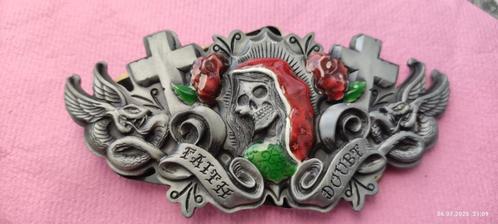 Lucky 13 Belt Buckle - King of Fools, Kleding | Heren, Riemen en Ceinturen, Nieuw, Minder dan 95 cm, Overige kleuren, Verzenden