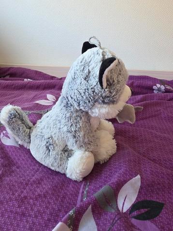 Schattige Husky Knuffel met Mini Hondje beschikbaar voor biedingen