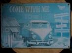 VOLKSWAGEN  T1 Busje   Metalen plaat  20 x 30 CM VINTAGE, Ophalen of Verzenden, Reclamebord