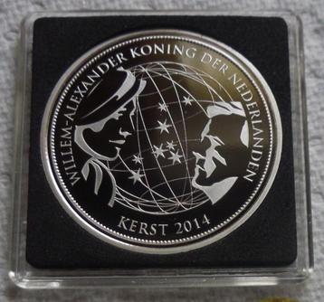 Nederland Willem Alexander - Kerst 2014 BU Proof.  beschikbaar voor biedingen