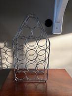 Vintage Wijnrek RVS, Huis en Inrichting, Woonaccessoires | Wijnrekken, Gebruikt, 50 tot 75 cm, 15 tot 25 flessen, Ophalen of Verzenden