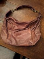 Fab bruine leren tas., Verzenden, Gebruikt, Bruin