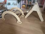 Pikler driehoek klimrek met glijbaan, Ophalen, Zo goed als nieuw, Klimwand, Aanbouwonderdeel