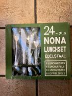 Nona Lunchset 24-delig - Nieuw in verpakking!, Huis en Inrichting, Ophalen of Verzenden, Nieuw, Overige materialen, Bestekset