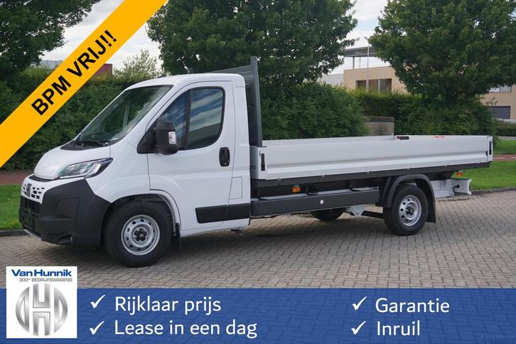 Fiat Ducato MAXI 35 180PK AUT Series 10 Open laadbak BPM VRI, Auto's, Bestelauto's, Bedrijf, Te koop, ABS, Airbags, Airconditioning