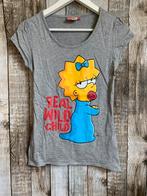 Leuk grijs the Simpsons shirt zgan (Maat M), Maat 38/40 (M), Verzenden, Zo goed als nieuw, Korte mouw