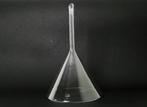 Een oude grote mondgeblazen trechter glas glazen trechter, Ophalen of Verzenden