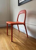 🧡🧡 Set van 8! oranje design stoelen, Huis en Inrichting, Twee, Gebruikt, Leer, Wit