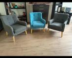 Set van 3 comfortabele fauteuils, Ophalen, Gebruikt, Minder dan 75 cm, 50 tot 75 cm