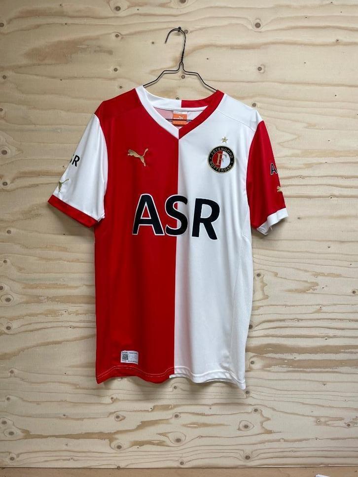 Feyenoord thuisshirt 2012/2013 Puma maat M, Kleding | Heren, Sportkleding, Zo goed als nieuw, Voetbal, Maat 48/50 (M), Rood, Verzenden