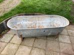 Oud zinken bad op pootjes, Ophalen, Gebruikt, 100 cm of meer, Metaal
