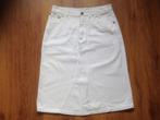 Sao Paulo: z.g.a.n. wit katoenen jeans rokje maat S, Kleding | Dames, Verzenden, Wit, Knielengte, Maat 36 (S)