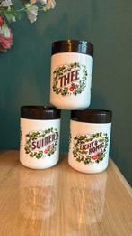 Retro voorraadpotten DE, Overige materialen, Gebruikt, Overige typen, Ophalen of Verzenden