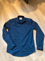 Cast Iron blauw overhemd maat M, Blauw, Ophalen of Verzenden, Zo goed als nieuw, Halswijdte 41/42 (L)