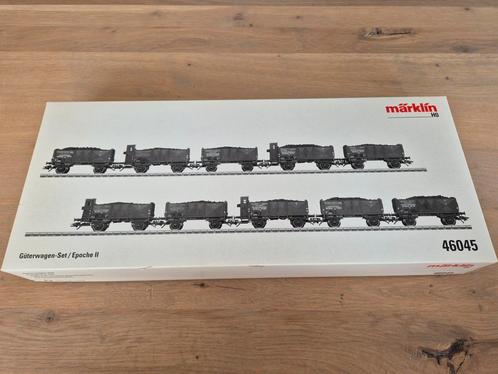 Märklin 46045 - Set beladen goederenwagens met remmershuizen, Hobby en Vrije tijd, Modeltreinen | H0, Zo goed als nieuw, Wisselstroom