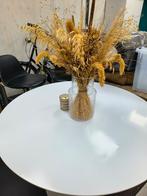 Witte ronde tafel, Ophalen, Gebruikt, Rond, Vier personen