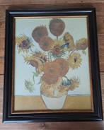 Schilderij " Sunflowers" Vincent van Gogh, Zonnebloemen, Schilderij, Ophalen of Verzenden, Zo goed als nieuw, 50 tot 75 cm