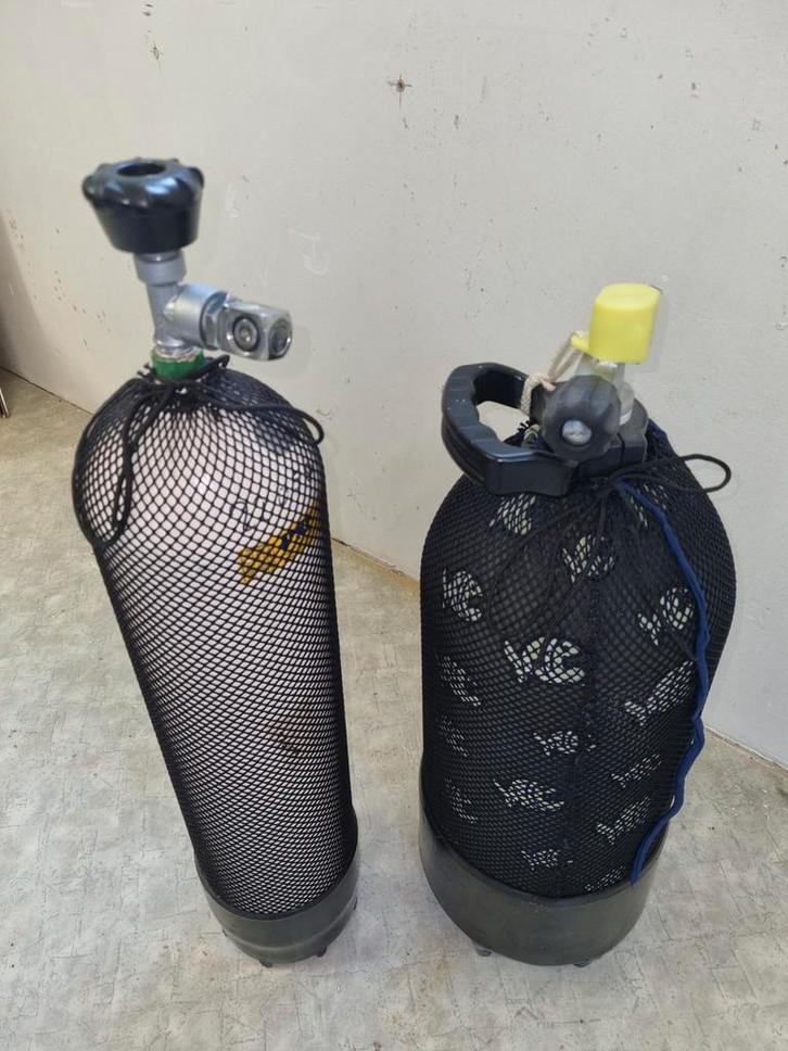 Duikflessen: 12 liter & 7 liter, Watersport en Boten, Duiken, Gebruikt, Duikfles, Ophalen