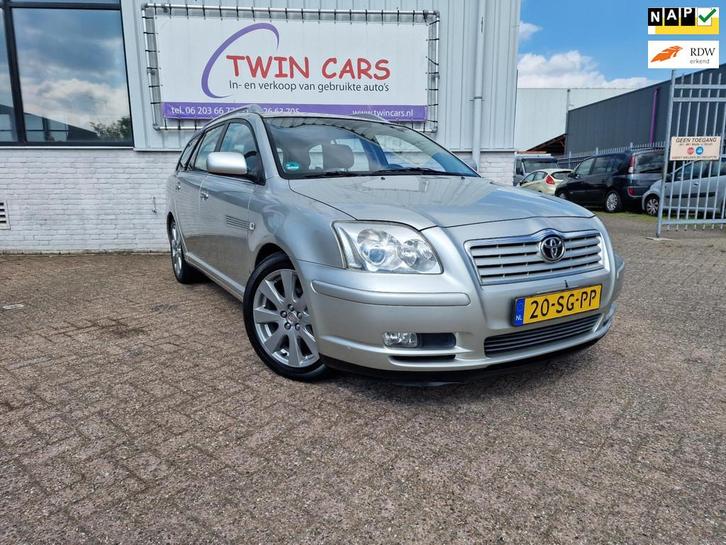 Toyota Avensis Wagon 2.4 VVTi Executive Automaat Airco, Auto's, Toyota, Te koop, Avensis, ABS, Airbags, Airconditioning, Boordcomputer
