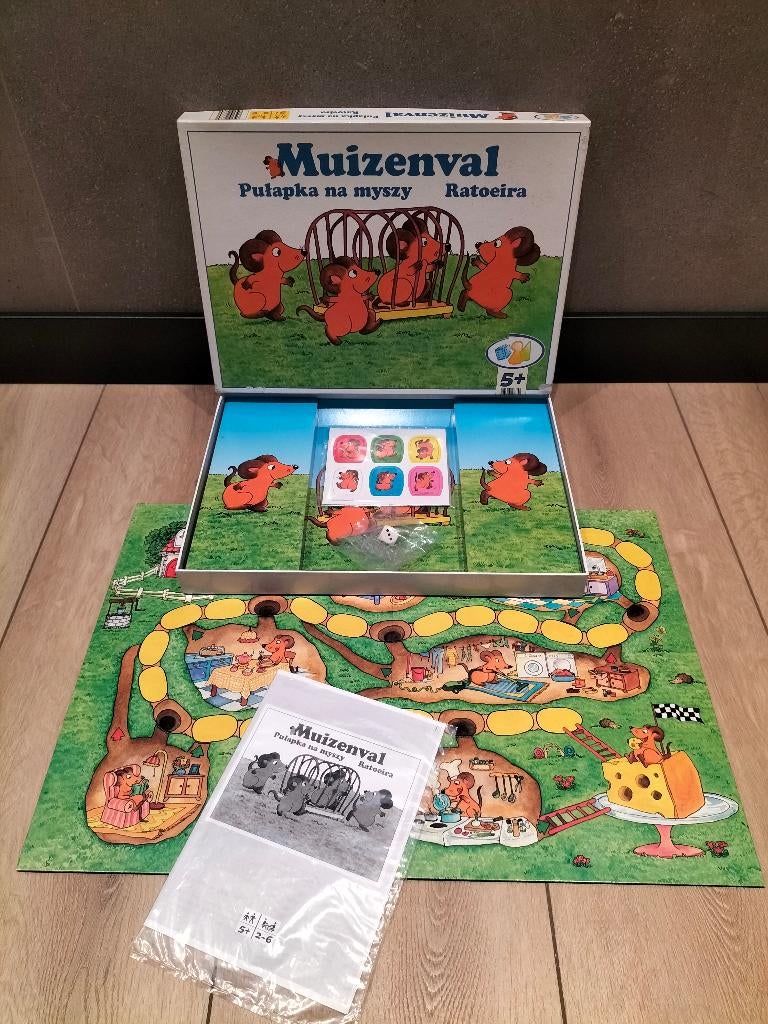Spel Muizenval - Die Maus, Mausefalle - Ratoeira, Hobby en Vrije tijd, Gezelschapsspellen | Bordspellen, Vijf spelers of meer