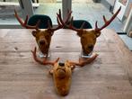 Luxe dierenkop hert/ree M, zgan/gebruikt, losse verkoop, Ophalen of Verzenden, Zo goed als nieuw, Wanddecoratie