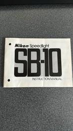 Handleiding Nikon flitser SB-10, Ophalen of Verzenden