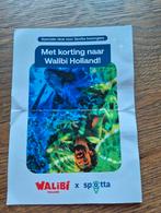 Kortingsticket Walibi 4 personen 14.50 pp korting, Tickets en Kaartjes, Drie personen of meer, Kortingskaart
