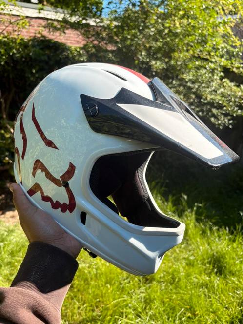FOX full face rampage helm, Fietsen en Brommers, Fietsaccessoires | Fietshelmen, Zo goed als nieuw, Ophalen