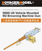 Voyager	vbs0207	US Vehicle Mounted M2 Browning MG 1/35, Hobby en Vrije tijd, Modelbouw | Figuren en Diorama's, Ophalen of Verzenden