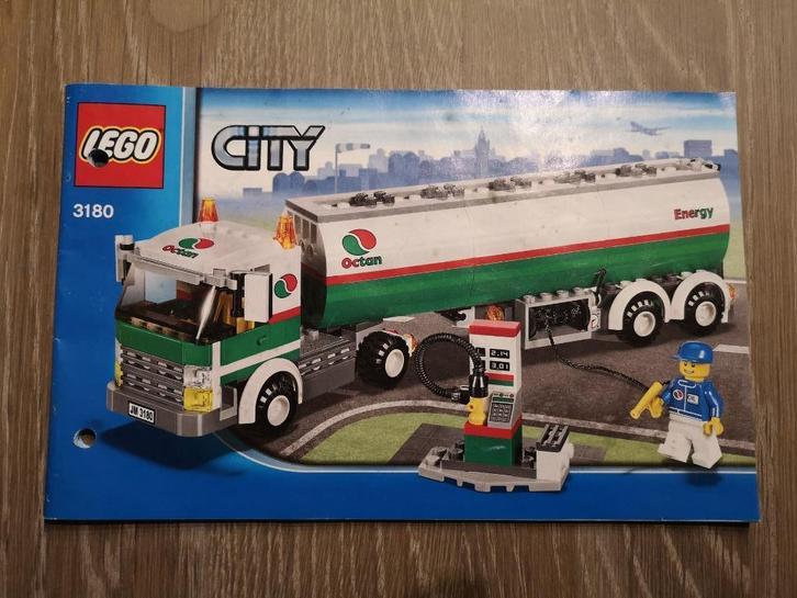 LEGO 3180 Tank Truck | COMPLEET, Kinderen en Baby's, Speelgoed | Duplo en Lego, Gebruikt, Lego, Complete set, Ophalen of Verzenden
