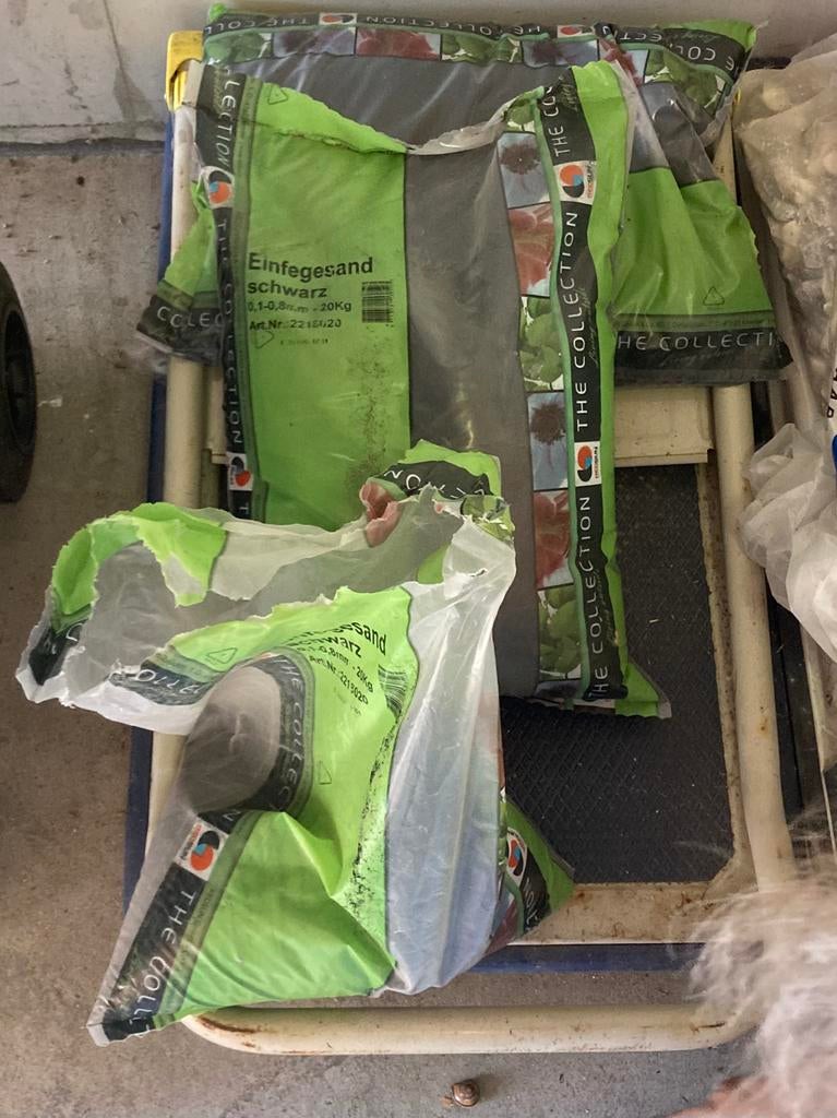 Voegzand voegsplit inveegzand Redsun inveegsplit zwart, Ophalen, Nieuw