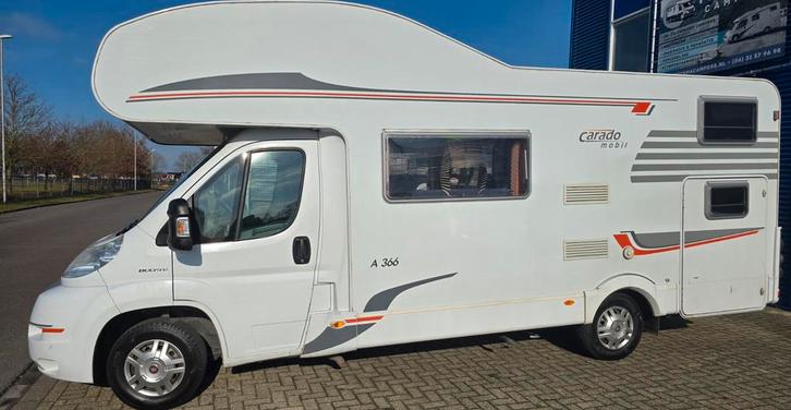 Hymer Carado A366 Alkoof 2010, Caravans en Kamperen, Campers, Particulier, meer dan 6, Alkoof, Carado, Fiat, Diesel, Handgeschakeld