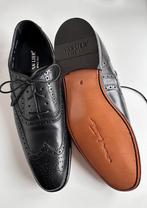 Van Lier brogues zwart, Verzenden, Zo goed als nieuw, Zwart