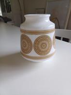 vintage Desing vaas melk glas Nutricica wit met berge 1960, Ophalen of Verzenden, Huis en Inrichting