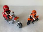 plaympobil 4698 kind op motor + 5113 chopper met motorrijder, Ophalen of Verzenden, Zo goed als nieuw, Complete set