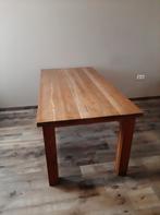 massief eiken houten eettafel, Huis en Inrichting, Tafels | Eettafels, Ophalen, Rustiek, Eikenhout, 50 tot 100 cm
