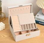 Witte sieradendoos met slot, Wit, Met slot, Nieuw, Ophalen of Verzenden