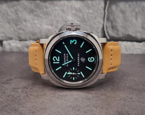 Panerai Luminor Marina PAM00005 full set 2008 3 bandjes, Sieraden, Tassen en Uiterlijk, Horloges | Heren, Zo goed als nieuw, Polshorloge
