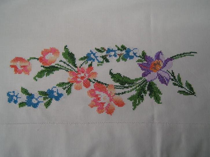 sierrand laken nr RR 672, Huis en Inrichting, Slaapkamer | Beddengoed, Gebruikt, Overige typen, Eenpersoons, Verzenden