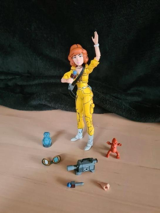 Neca tmnt April O'Neil, Kinderen en Baby's, Speelgoed | Actiefiguren, Gebruikt, Ophalen of Verzenden