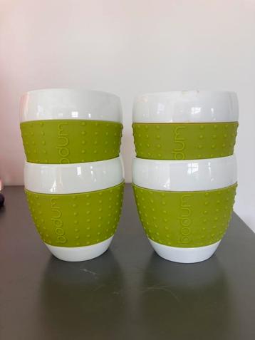 Bodum Mokken 4x Porselein 0,25 L Limoengroen beschikbaar voor biedingen