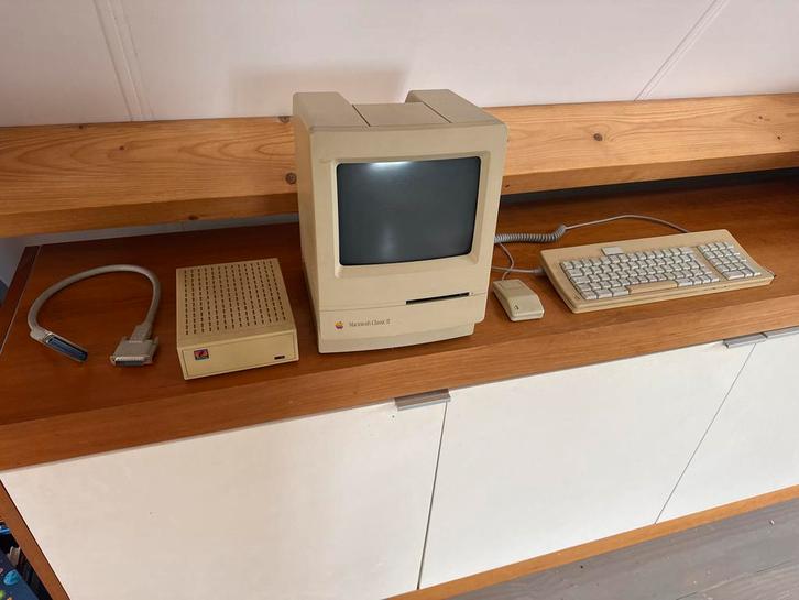 Vintage Macintosh Classic II Computer, Computers en Software, Vintage Computers, Ophalen of Verzenden