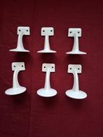 6 stuks witte trapleuninghouders, Ophalen of Verzenden, Gebruikt, Minder dan 50 mm, Overige typen