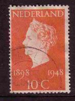 Nederland 1948 504 Wilhelmina 10c, Gest, Postzegels en Munten, Postzegels | Nederland, Na 1940, Verzenden, Gestempeld