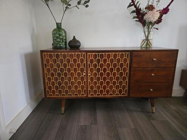 Dressoir Kast met Lades en Deuren, Huis en Inrichting, Kasten | Dressoirs, Zo goed als nieuw, 100 tot 150 cm, 25 tot 50 cm, Met lade(s)