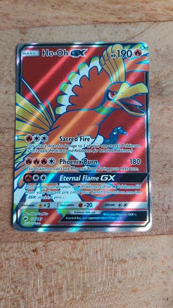 ho-oh gx full art pokemon kaart beschikbaar voor biedingen