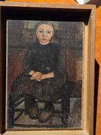 Oude Schilderij - Portret van een Vrouw, Antiek en Kunst, Kunst | Schilderijen | Klassiek, Ophalen of Verzenden